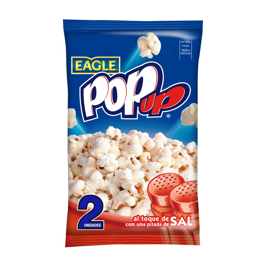 Palomitas microondas POP UP con sal pack 2x100 g