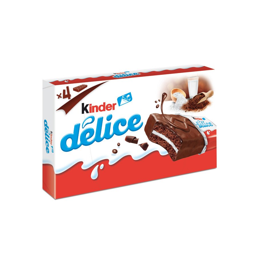 Chocolatina KINDER Delice 4 unidades 156 g