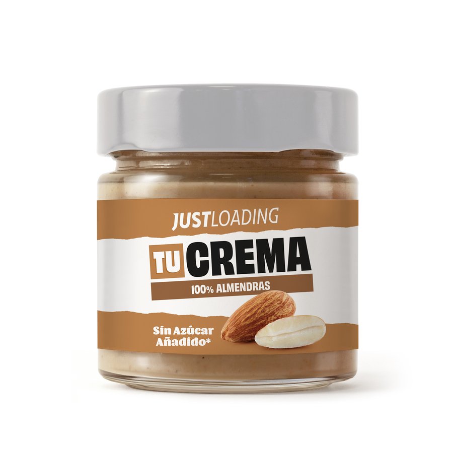 Crema de almendras EOS sin gluten tarro 200 g