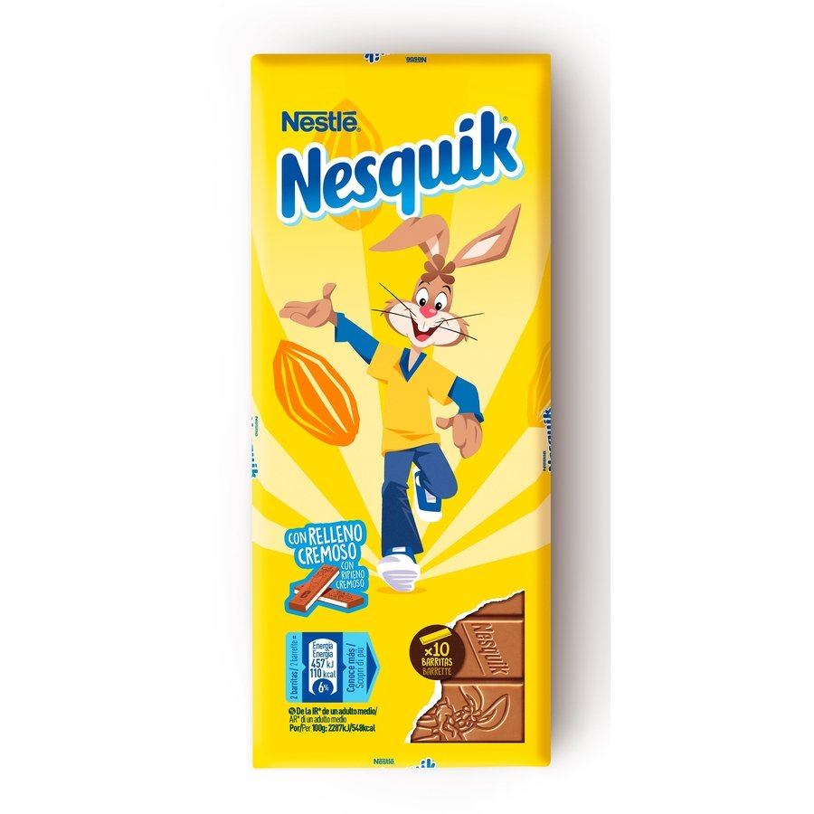 Chocolate con leche NESQUIK tableta 100 g