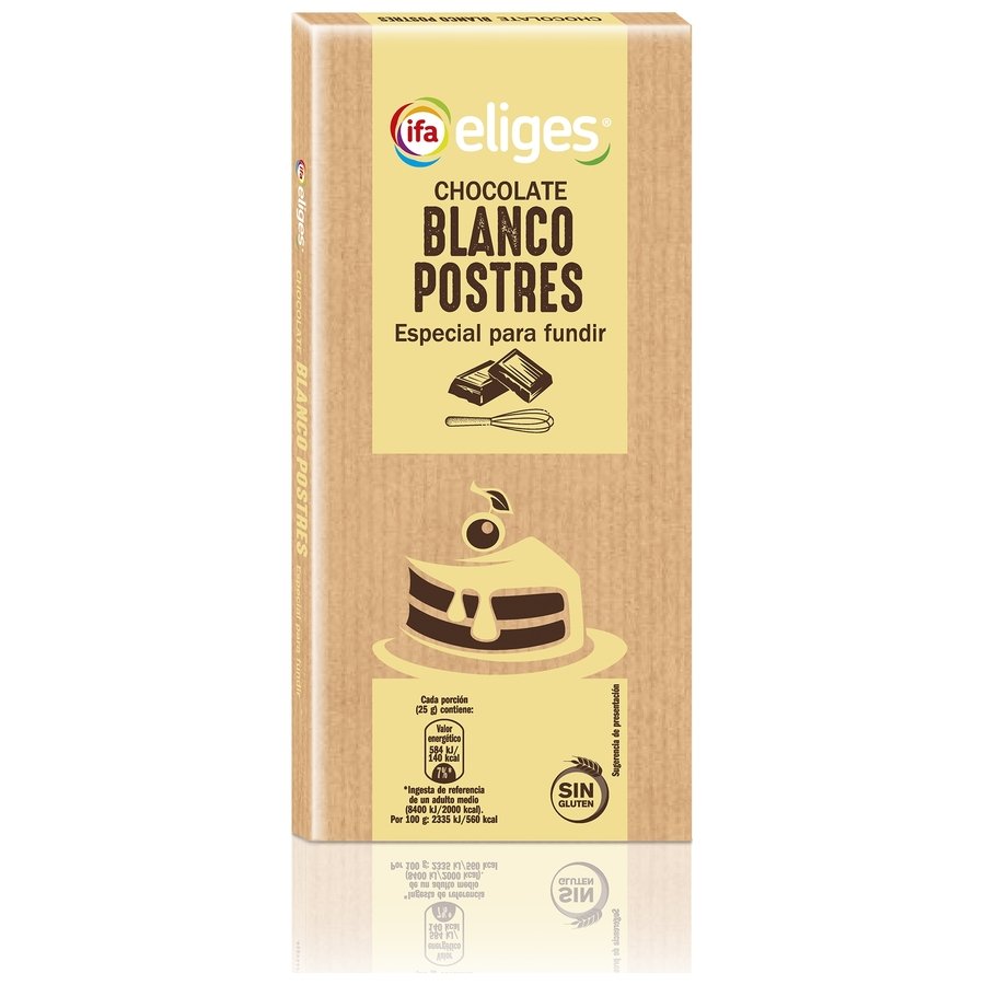 Chocolate blanco postres especial fundir IFA ELIGES 200 g