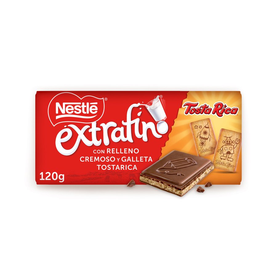 Chocolate NESTLE extrafino leche Tosta-Rica 120 g