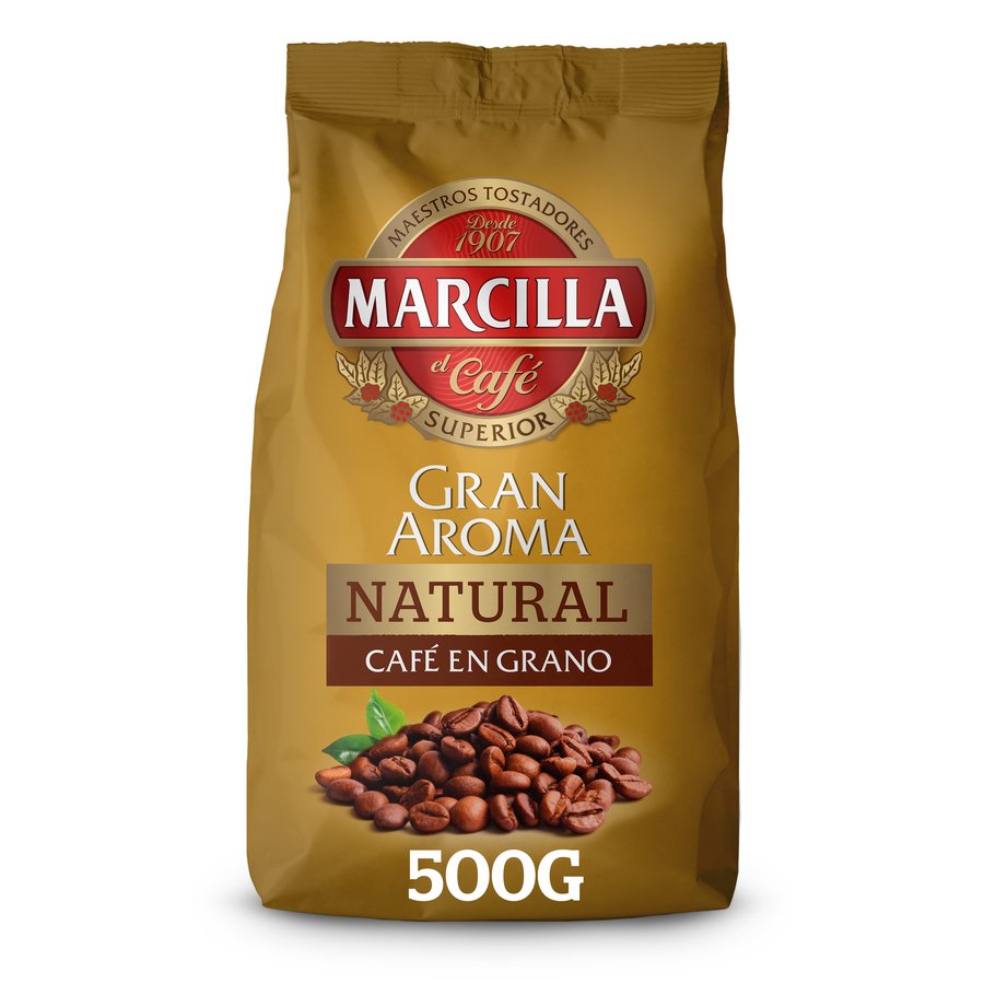 Café grano MARCILLA Natural Gran Aroma 500 g