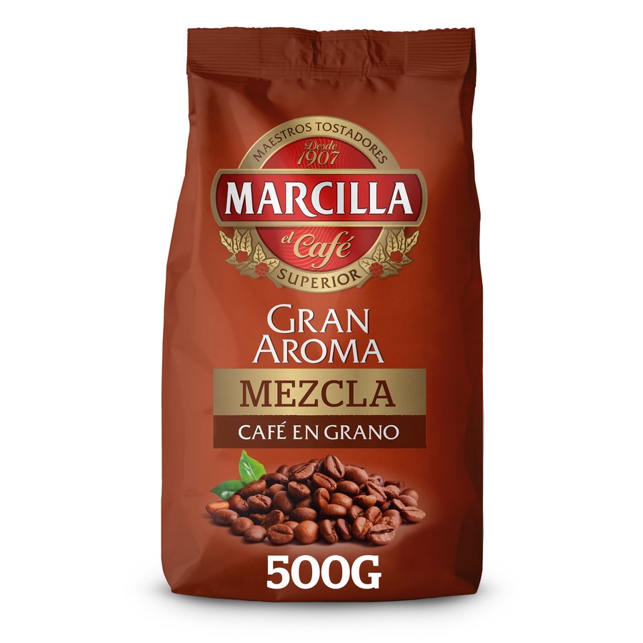 Café en grano MARCILLA mezcla Gran Aroma 500 g