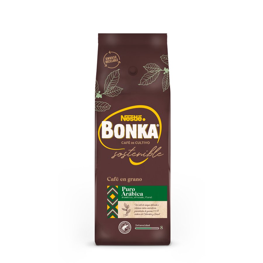 Café en grano BONKA puro Arábica 500 g