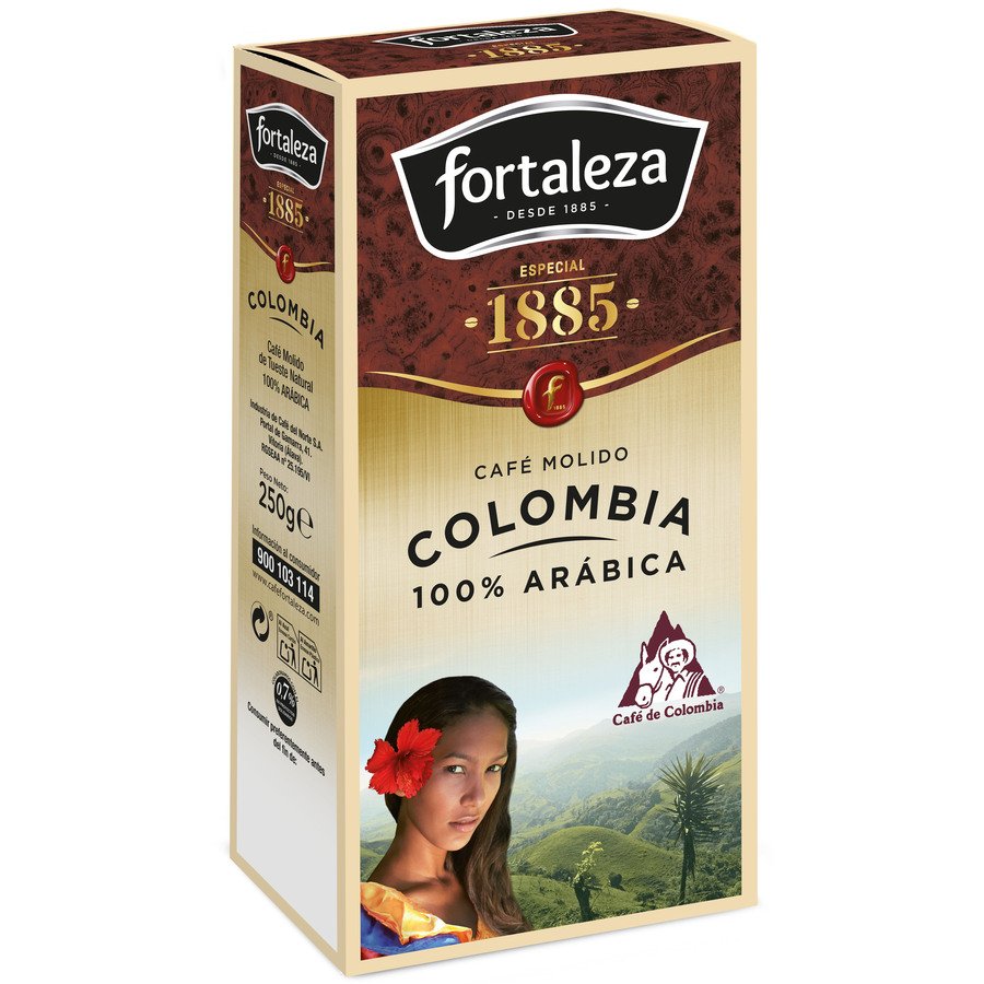 Café molido FORTALEZA grandes orígenes colombia 250 g