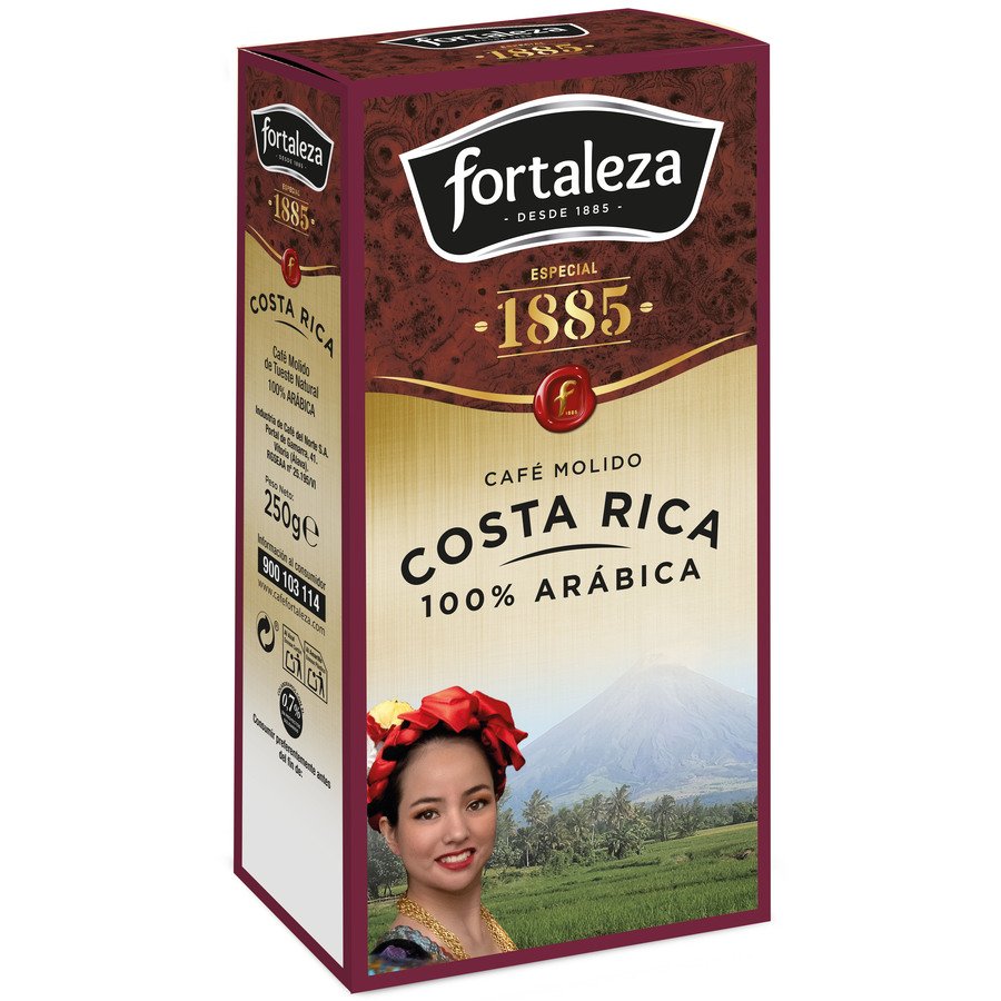 Café molido FORTALEZA grandes origenes Costa Rica 250 g