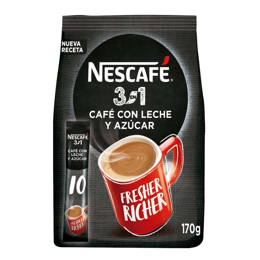 Café soluble NESCAFE original 3 en 1 estuche 10x17 g