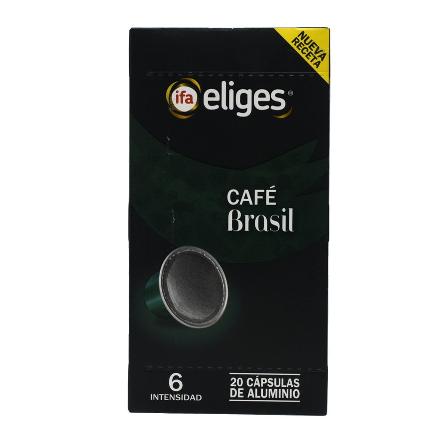 Café cápsulas FA ELIGES brasil intensidad 6 20 unidades