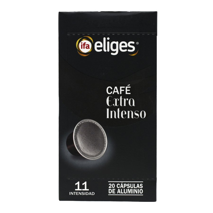 Café cápsulas IFA ELIGES extra intenso 20 unidades intensidad 11