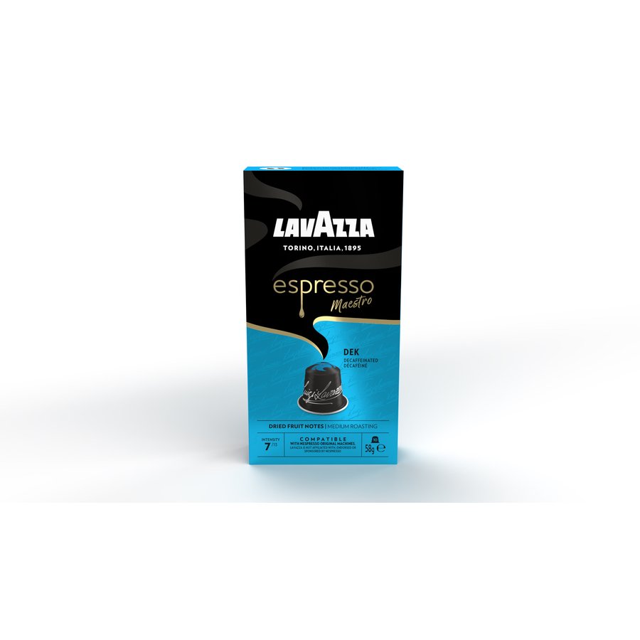Café cápsulas LAVAZZA Espresso Maestro Descafeinado 10 unidades 58 g