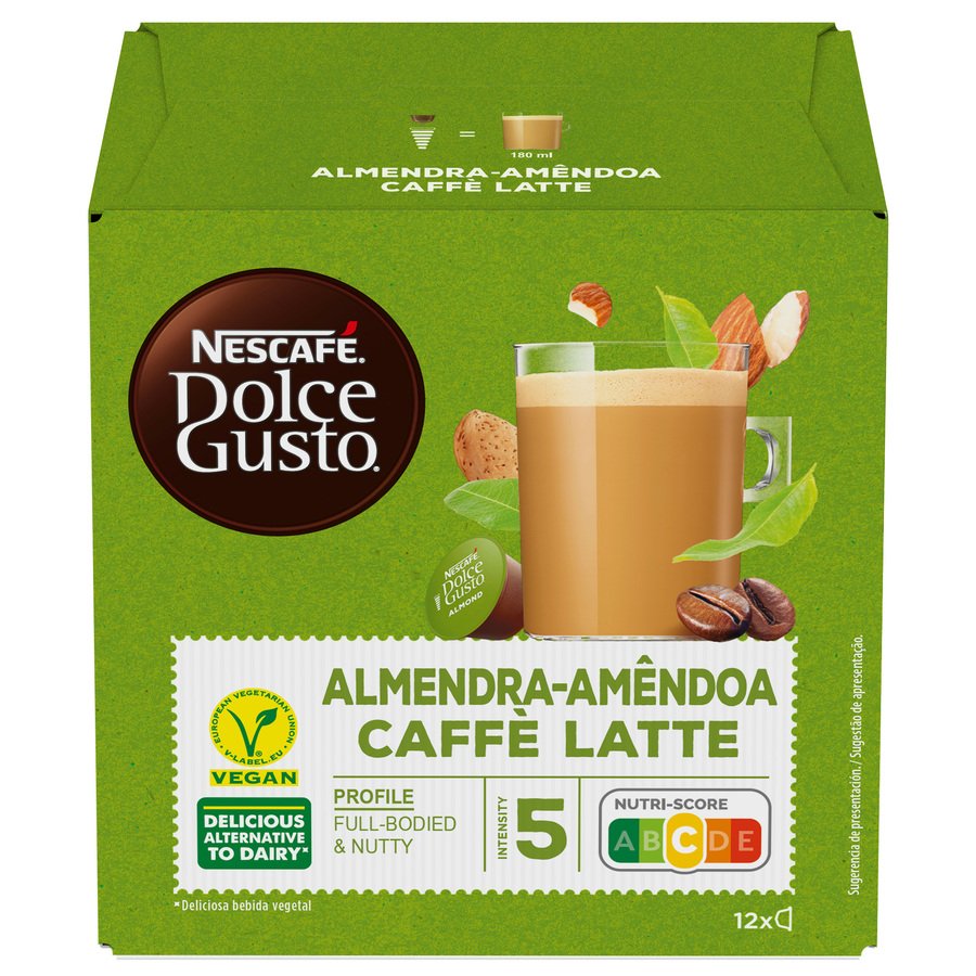 Café caps NESCAFE Dolce Gusto leche de almendra 12 unidades 132 g