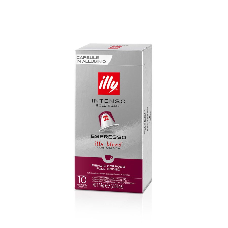 Café cápsulas ILLY espresso intenso 10 unidades 57 grs.