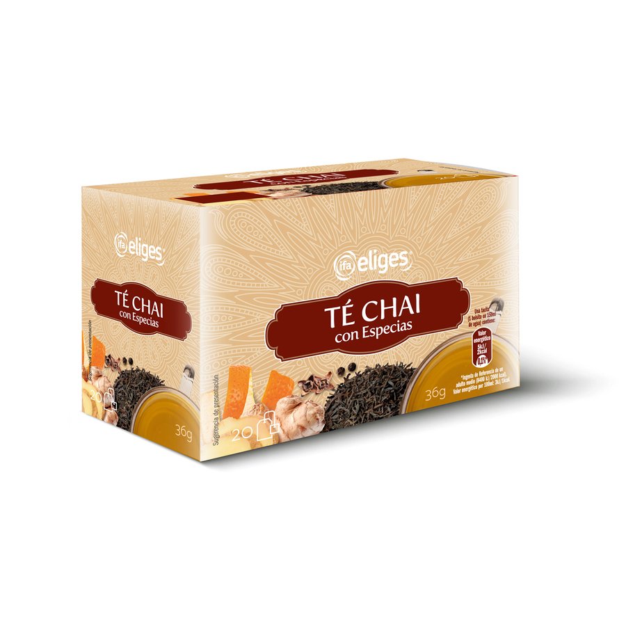 Té chai con especias IFA ELIGES 20 unidades