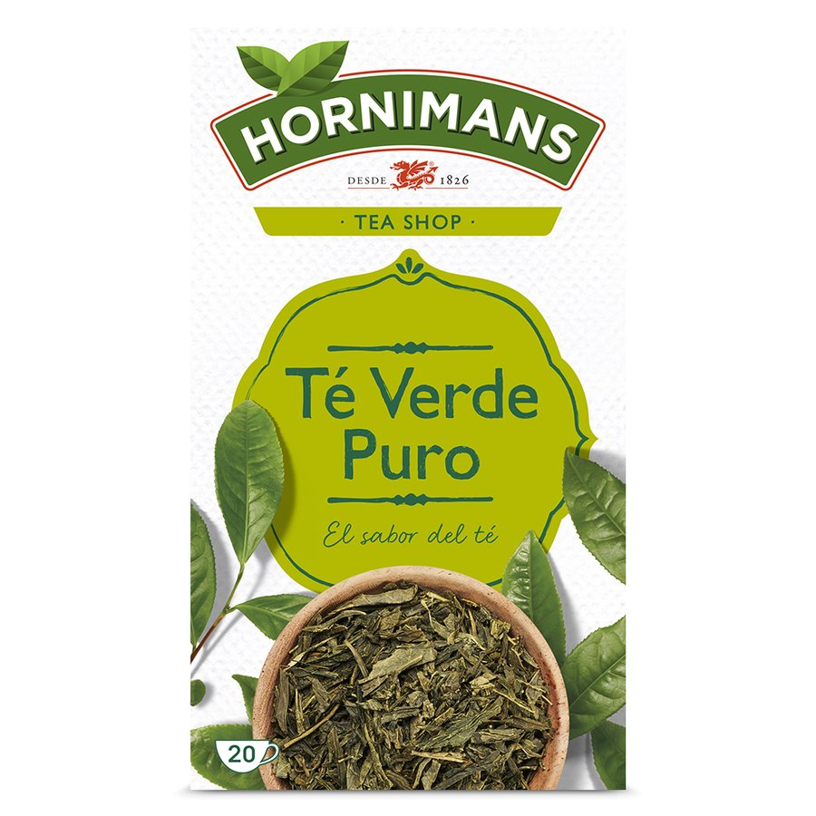 Té verde extrapuro HORNIMANS 20 sobres