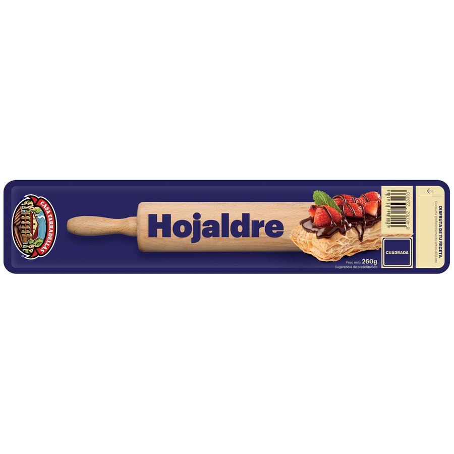 Masa de hojaldre refrigerada TARRADELLAS 260 g