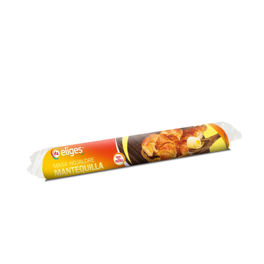 Masa hojaldre mantequilla refrigerado IFA ELIGES 230 g