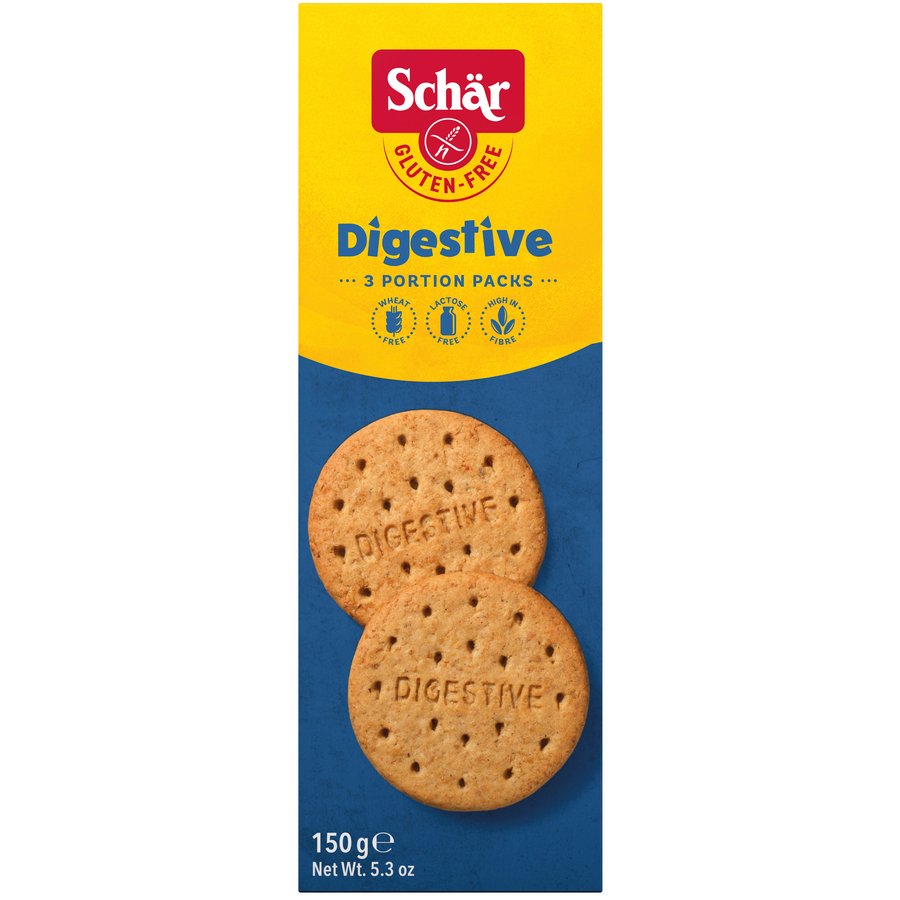 Galletas digestive sin gluten SCHAR 150 g