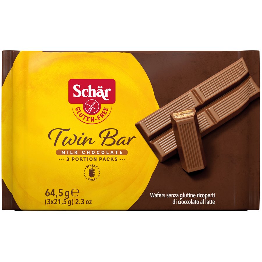 Chocolatina twin bar SCHAR 64,5 g