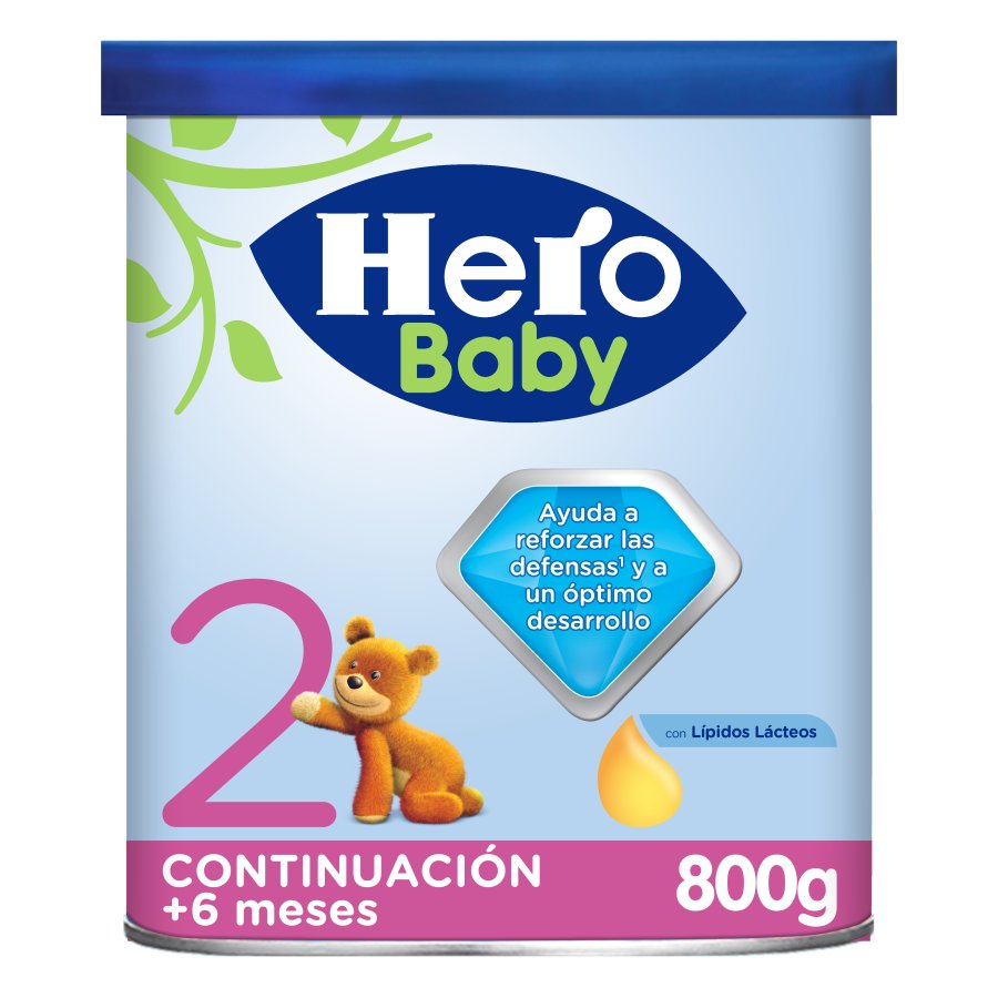Leche HERO Baby Continuación 2 800 g