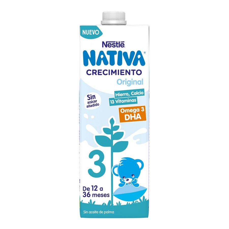 Preparado lácteo NESTLE NATIVA crecimiento original 1 l