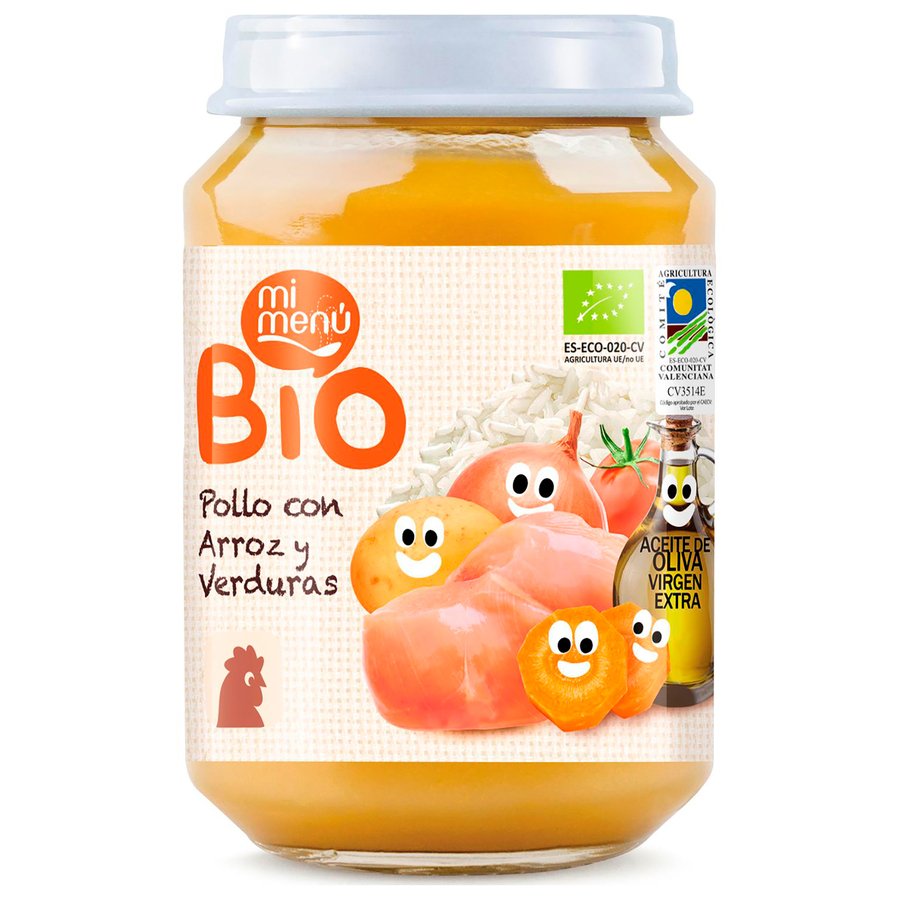 Alimento infantil BE PLUS pollo-arroz tarro 200 g