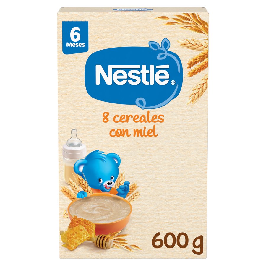 Papilla NESTLE 8 cereales con miel 600 g