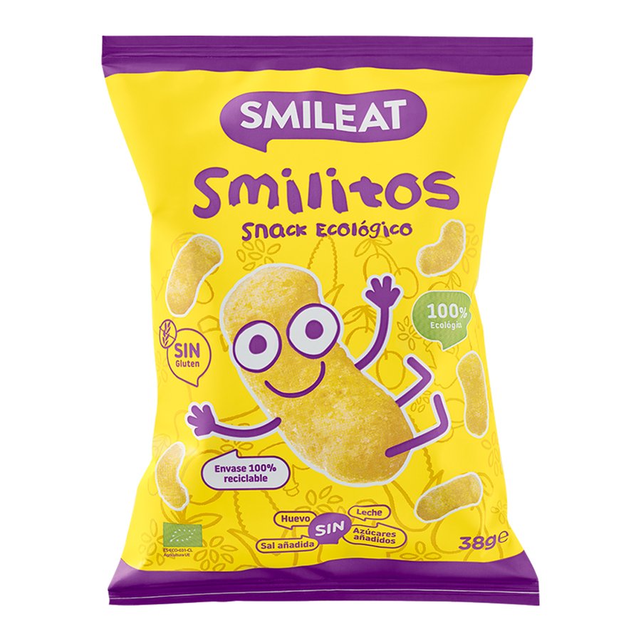 Snack infantil SMILITOS de maíz eco 38 G