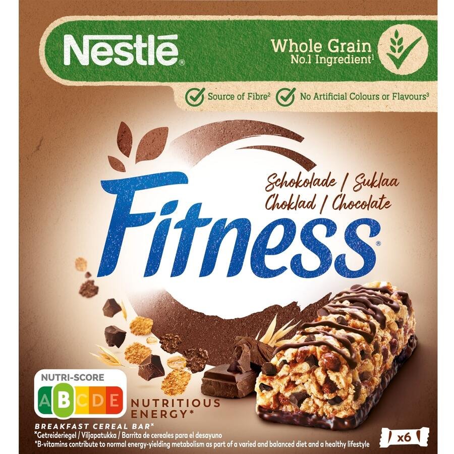 Barritas cereales NESTLE Fitness 141 g