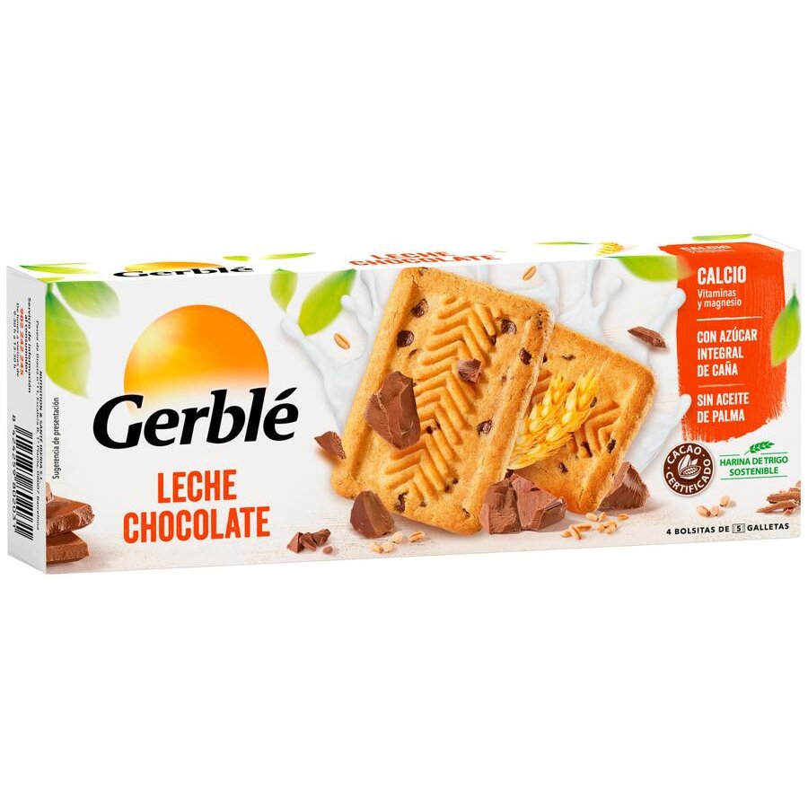 Galletas leche chocolate/yogourt GERBLE 230 g