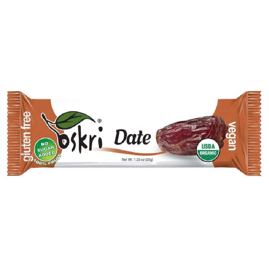 Barrita dátil ecológica sin gluten OSKRI 35 g