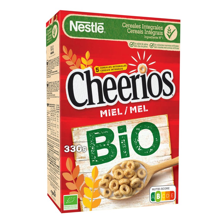 Cereales NESTLE Cheerios bio 330 g