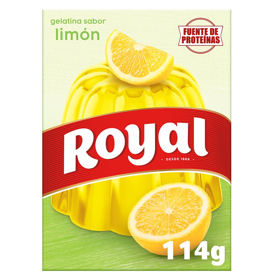 Gelatina ROYAL limón 114 g