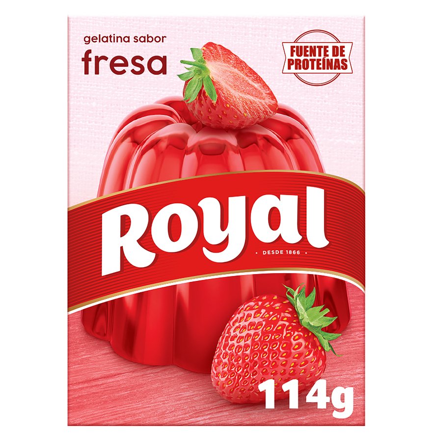 Gelatina ROYAL fresa 114 g