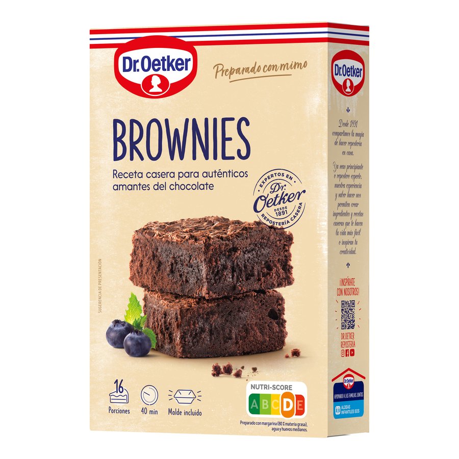 Preparado brownies DR.OETKER 456 g