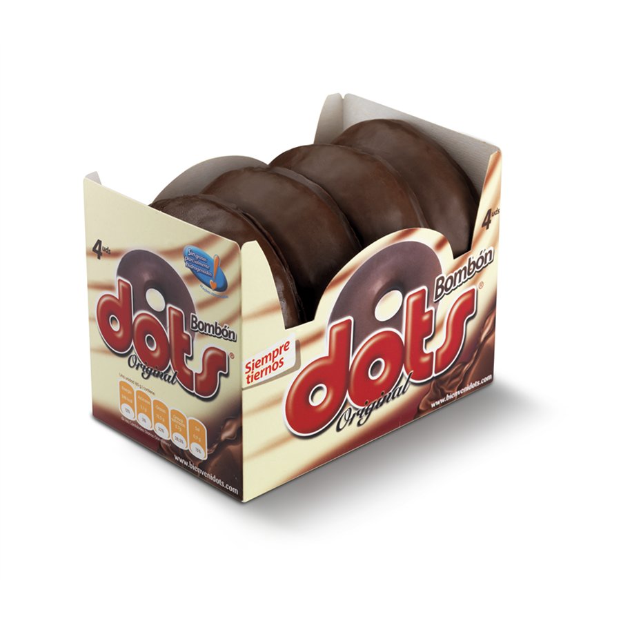 Berlina dots chocolate FRIPAN pack 4 unidades 240 g