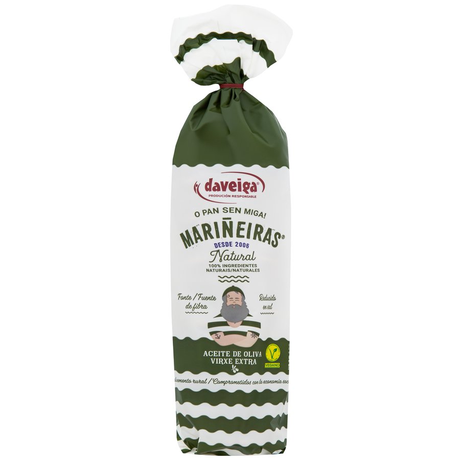 Galletas Mariñeiras DAVEIGA con aceite oliva virgen extra paquete 200 g