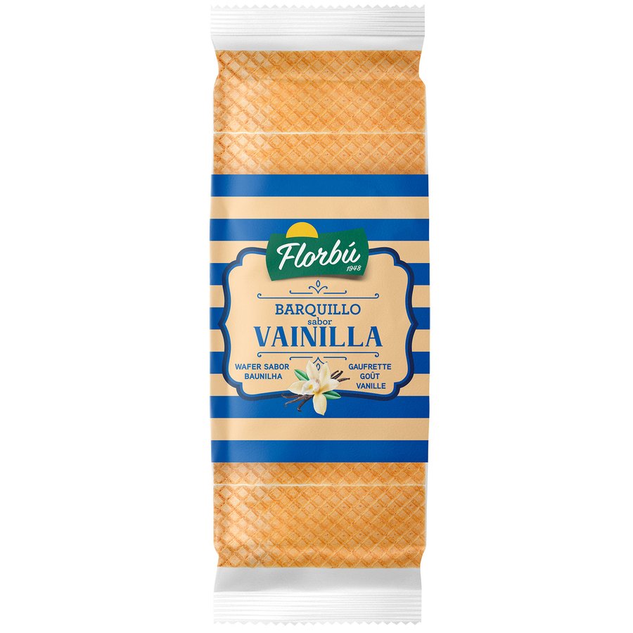 Barquillo FLORBU boer vainilla 400 g