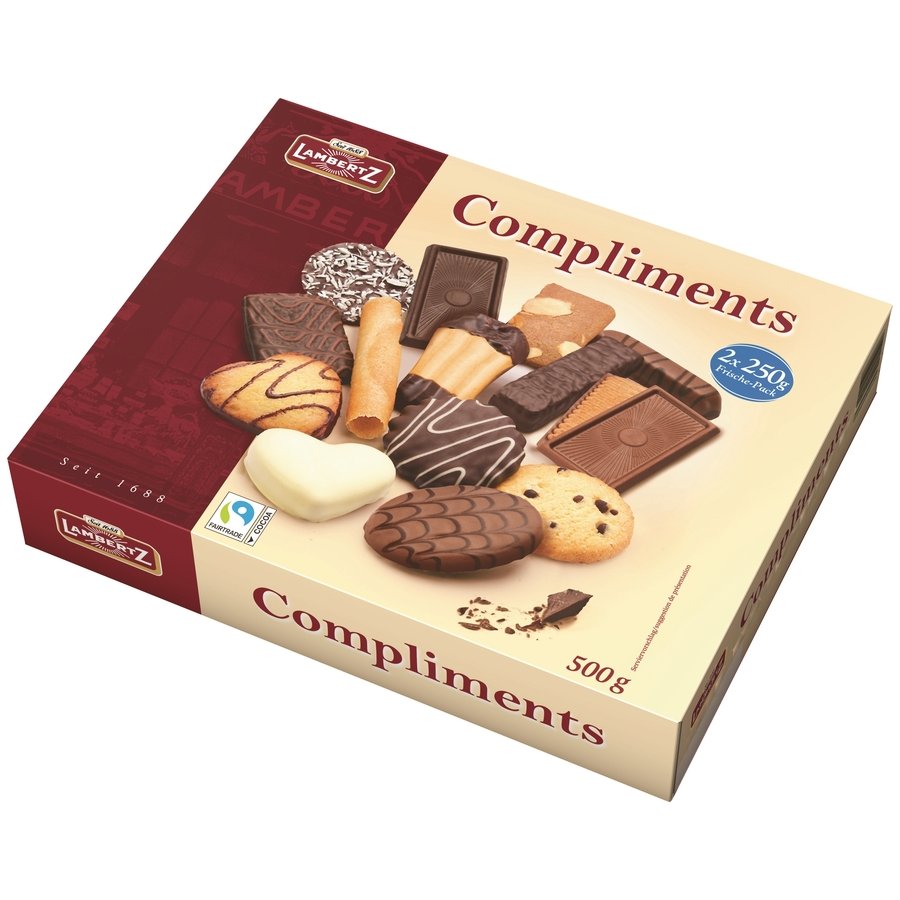 Galletas surtidas compliments LAMBERTZ 500 g