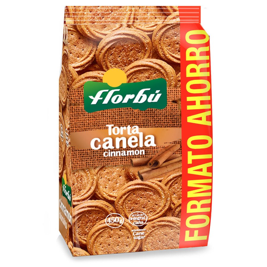 Galleta torta canela FLORBU 450 g