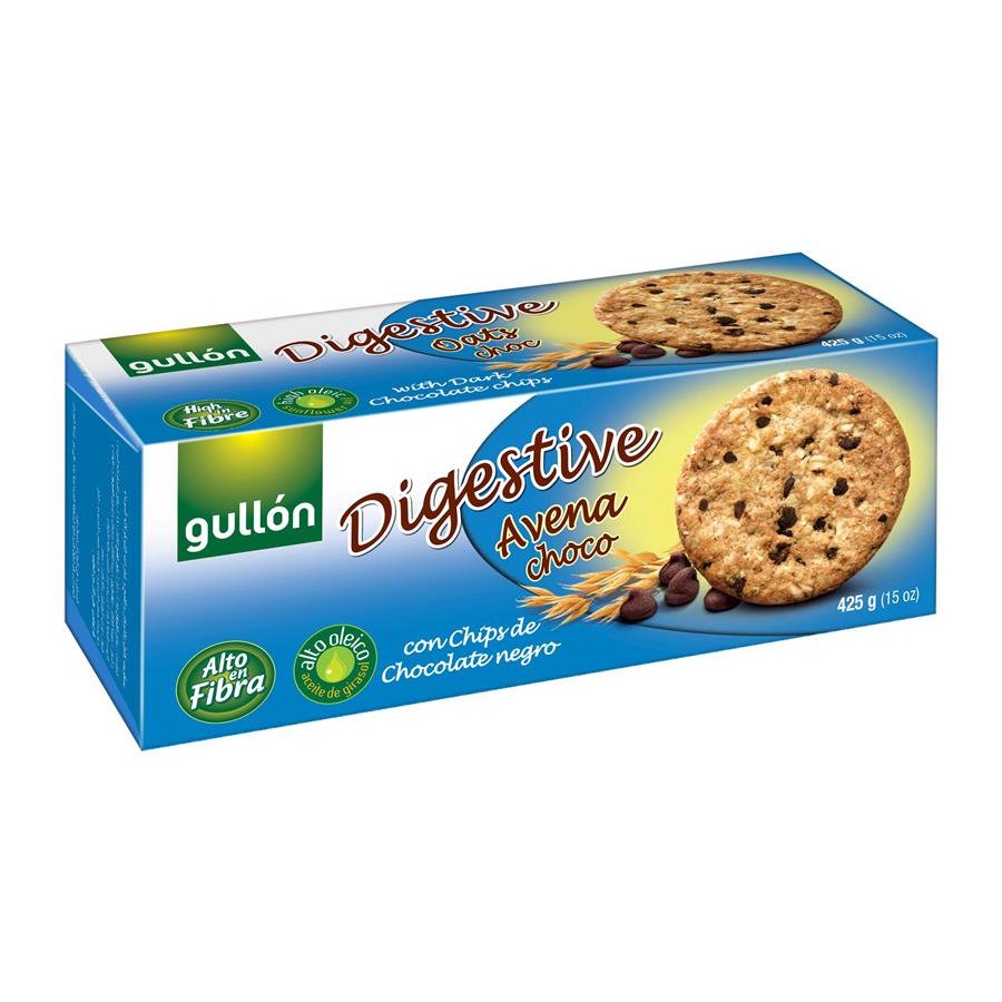 Galletas GULLON digestive avena choco 425 g