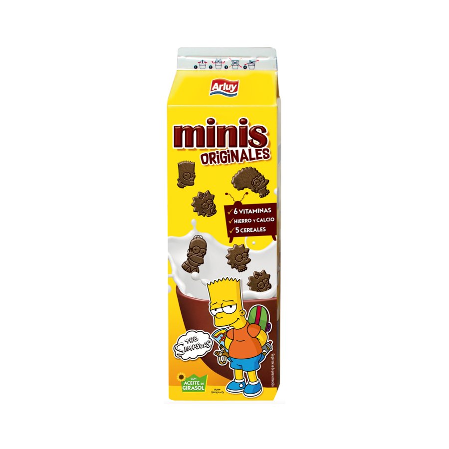 Galletas ARLUY minis choco The Simpsons 275 g
