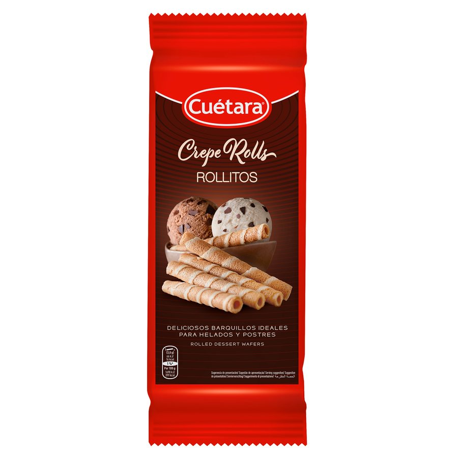 Rollitos de barquillo CUETARA 225 g