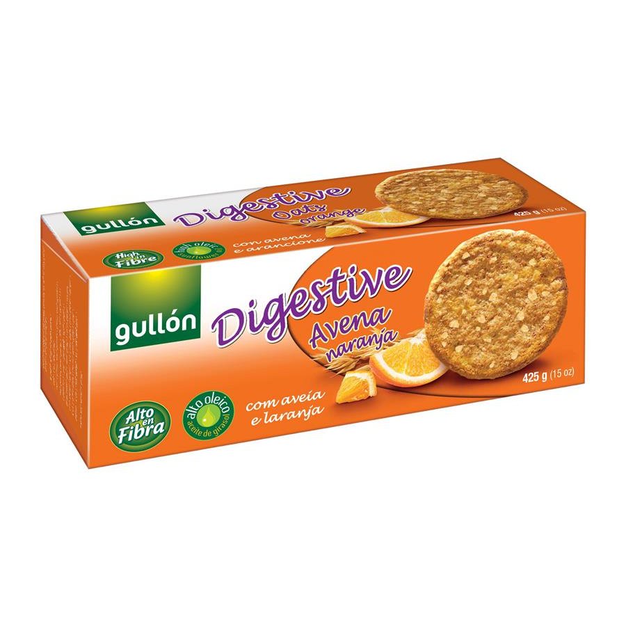 Galletas GULLON Digestive avena naranja 425 g