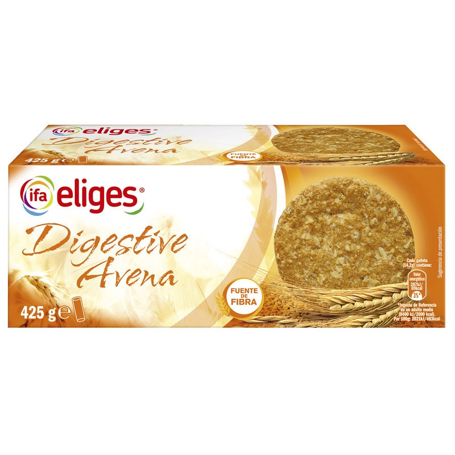 Galletas digestive avena IFA ELIGES 425 g