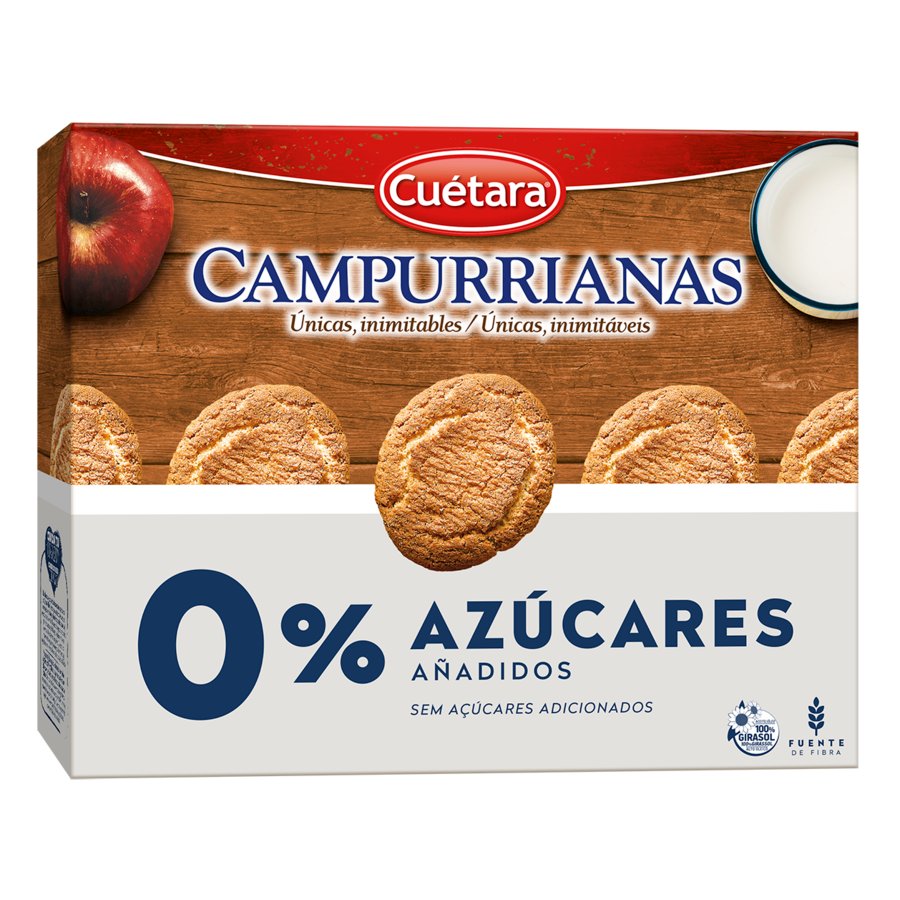 Galletas CUETARA Campurrianas 0% azúcar 400 g