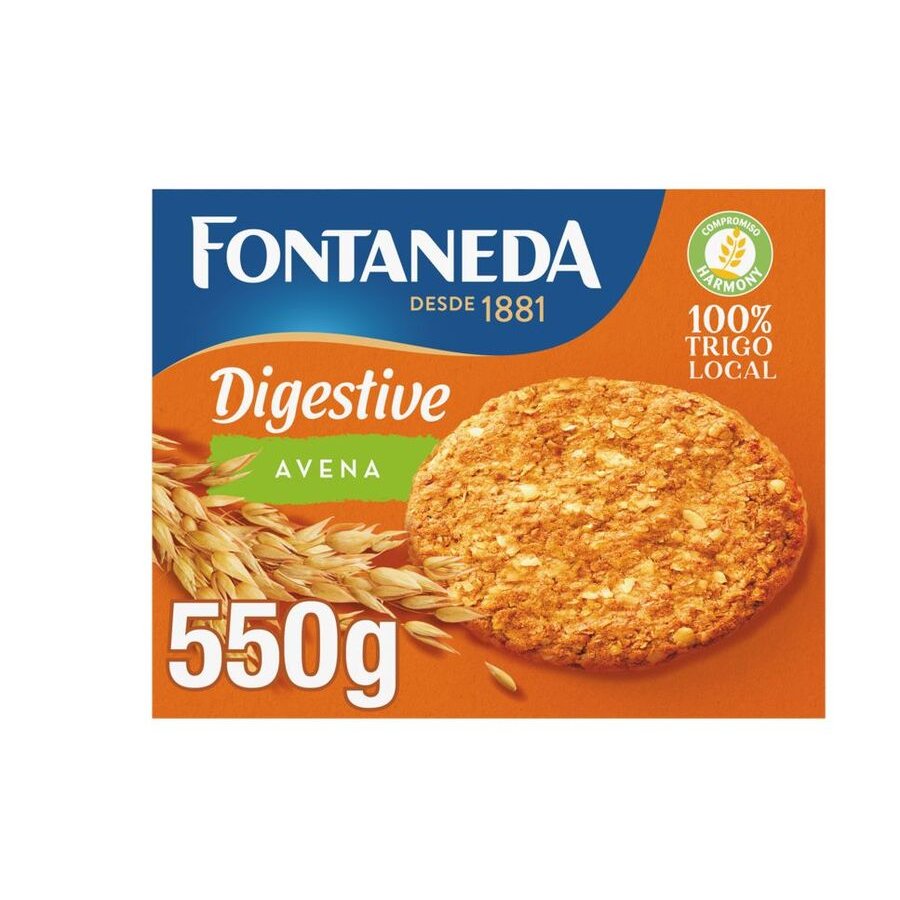 Galletas digestive FONTANEDA avena 550 g