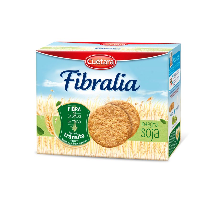 Galletas CUETARA fibralia integrales soja 550 g
