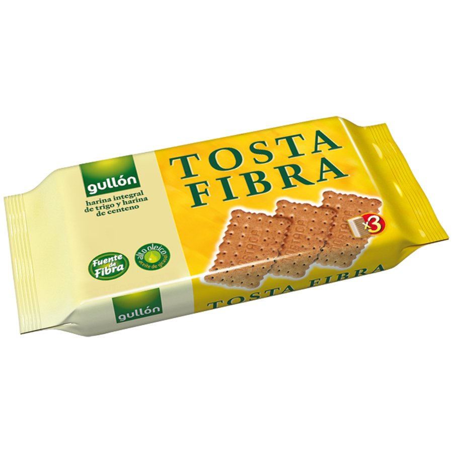 Galletas GULLON tosta fibra 450 g