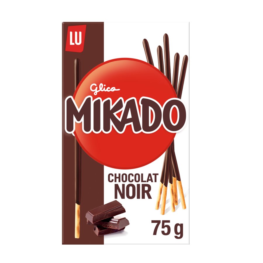 Galletas MIKADO LU chocolate noir 75 g